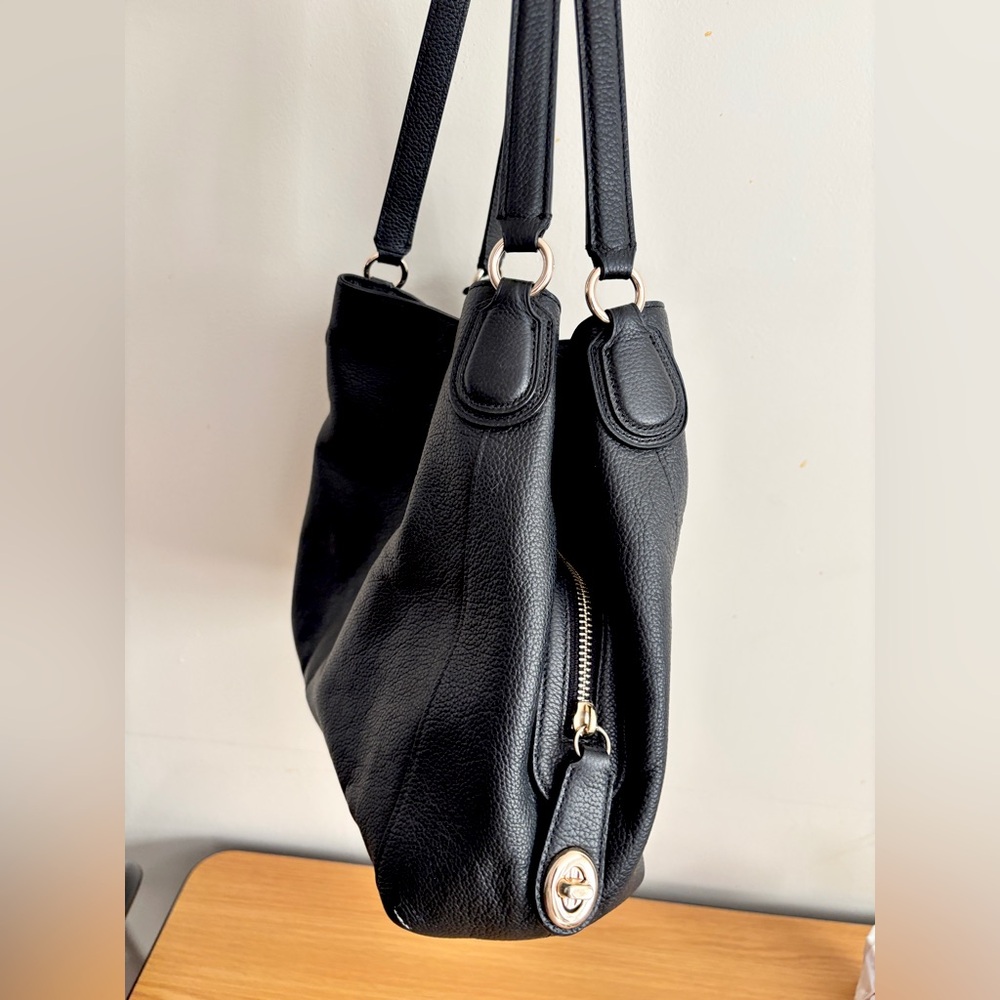 Coach Black Leather Bag - Picture 6 of 16
